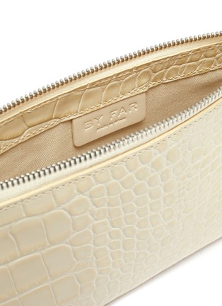 Detail View - Click To Enlarge - BY FAR - Rachel croc-embossed leather small handle bag