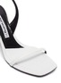 Detail View - Click To Enlarge - ALEXANDER WANG - Ivy' Rhinestone logo sling back heel sandals
