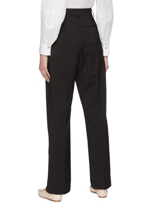 Back View - Click To Enlarge - BARENA - Bonnie pleated tailored pants