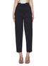 Main View - Click To Enlarge - BARENA - 'Vittoria' asymmetric waist pleated suiting pants