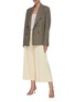 Figure View - Click To Enlarge - BARENA - 'Giosefina' double breasted peak lapel blazer