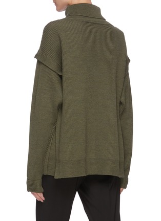 Back View - Click To Enlarge - BARENA - Amy turtle neck sweater