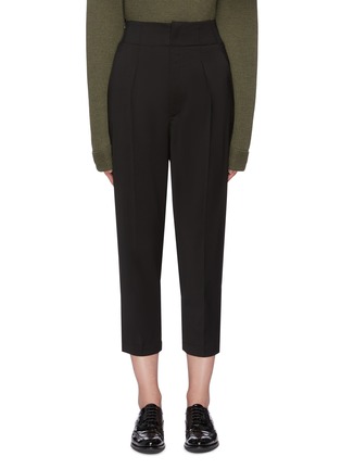 Main View - Click To Enlarge - BARENA - Viky pleated crop pants
