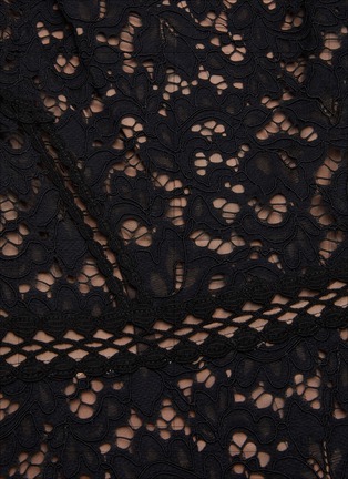 Detail View - Click To Enlarge - SIMKHAI - Puff sleeve lace mini dress
