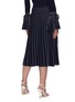 Back View - Click To Enlarge - SIMKHAI - Raelynn ribbon embellished stripe midi skirt