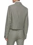 Back View - Click To Enlarge - BARENA - 'Gila Vichy' double breasted crop jacket