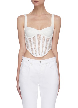 Main View - Click To Enlarge - DION LEE - Lace corset