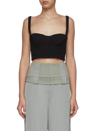 Main View - Click To Enlarge - DION LEE - Strap bustier top