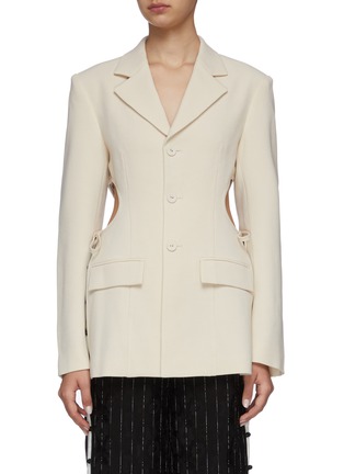 Main View - Click To Enlarge - DION LEE - Lounge tie blazer jacket