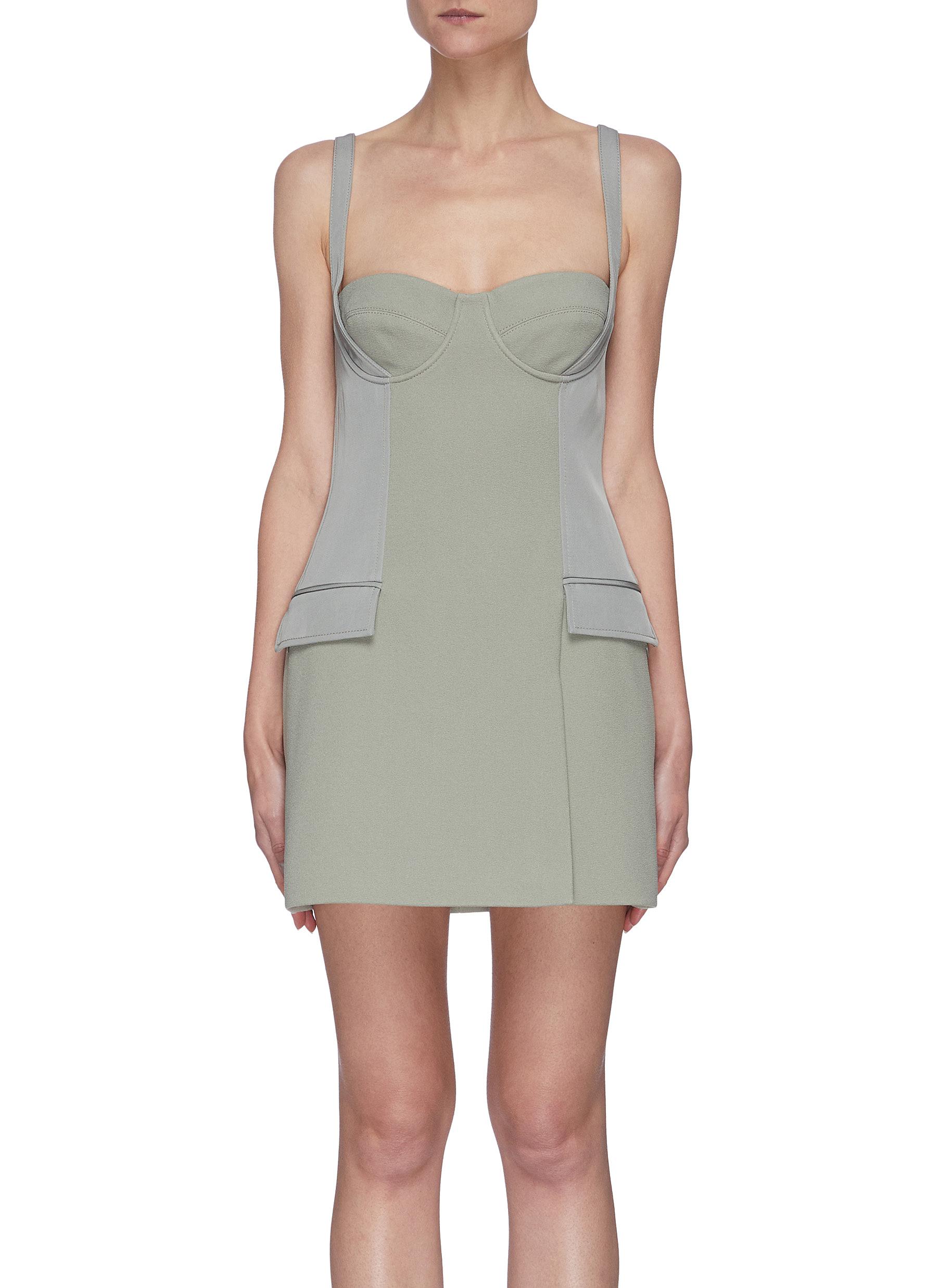 dion lee bustier dress hire