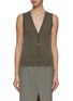 Main View - Click To Enlarge - DION LEE - Ribbed wool vest