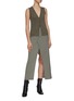 Figure View - Click To Enlarge - DION LEE - Ribbed wool vest