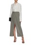 Figure View - Click To Enlarge - DION LEE - Denim maxi skirt