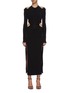 Main View - Click To Enlarge - DION LEE - Double tie gathered dress