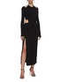 Figure View - Click To Enlarge - DION LEE - Double tie gathered dress
