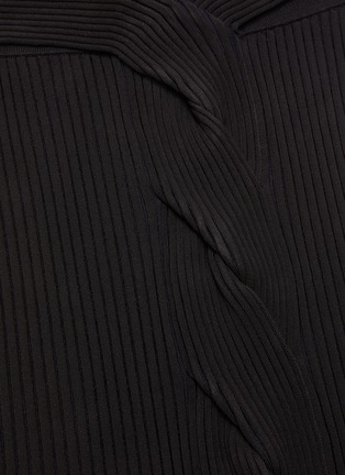 Detail View - Click To Enlarge - DION LEE - Cable twist skirt