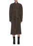 Main View - Click To Enlarge - LEMAIRE - Tie neck belted silk blend dress