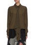 Main View - Click To Enlarge - JW ANDERSON - Drape front blouse