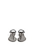 Figure View - Click To Enlarge - RENÉ CAOVILLA - Strass border faux pearl T-strap sandals