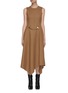 Main View - Click To Enlarge - JW ANDERSON - Chain belt sleeveless dress