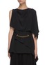 Main View - Click To Enlarge - JW ANDERSON - Chain belt drape sleeveless top