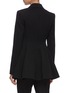 Back View - Click To Enlarge - JW ANDERSON - Peplum pearl button tuxedo jacket