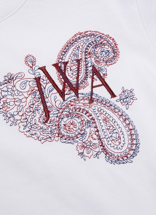  - JW ANDERSON - Logo embroidered T-shirt
