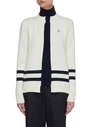 Main View - Click To Enlarge - JW ANDERSON - Two way trompe loeuil sweater