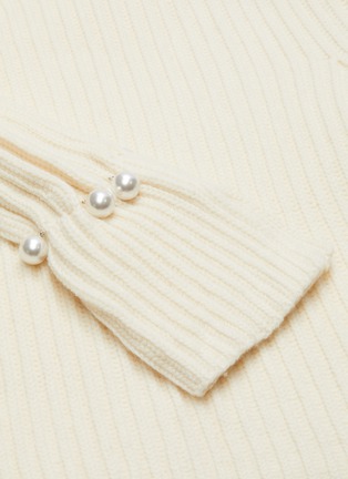  - JW ANDERSON - Pearl embellished turtleneck sweater