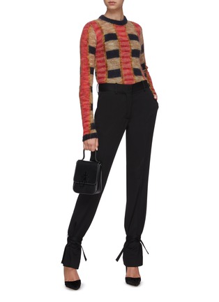 Figure View - Click To Enlarge - JW ANDERSON - Slim fit cropped sweater