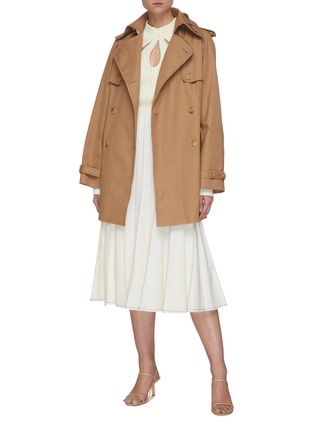 Figure View - Click To Enlarge - GABRIELA HEARST - 'Alina' short trench coat