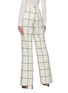 Back View - Click To Enlarge - GABRIELA HEARST - 'Leda' Windowpane check suiting pants