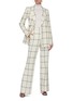 Figure View - Click To Enlarge - GABRIELA HEARST - 'Leda' Windowpane check suiting pants