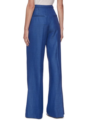 Back View - Click To Enlarge - GABRIELA HEARST - 'Vargas' belted wide-leg pants