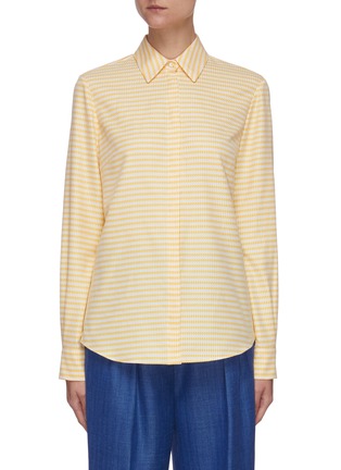 Main View - Click To Enlarge - GABRIELA HEARST - 'Henri' stripe blouse