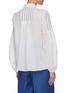 Back View - Click To Enlarge - GABRIELA HEARST - 'Wight' stripe embroidered blouse