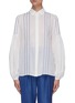 Main View - Click To Enlarge - GABRIELA HEARST - 'Wight' stripe embroidered blouse