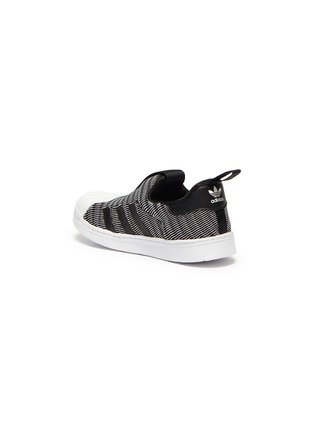 Detail View - Click To Enlarge - ADIDAS - Superstar 360' mesh slip on toddler sneakers