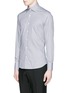 Front View - Click To Enlarge - CANALI - Houndstooth cotton shirt