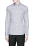 Main View - Click To Enlarge - CANALI - Houndstooth cotton shirt