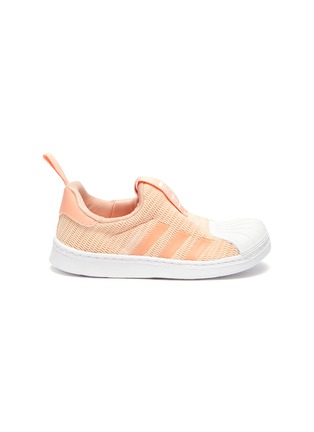 Main View - Click To Enlarge - ADIDAS - Superstar 360' mesh slip on toddler sneakers