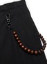  - SONG FOR THE MUTE - Bead chain embellished wool pants