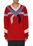 Main View - Click To Enlarge - KIKO KOSTADINOV - 'Nolan' abstract intarsia sweater