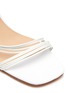 Detail View - Click To Enlarge - JACQUEMUS - Les mules Estello' square toe sequin heeled sandals