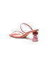  - JACQUEMUS - 'Les mules Vallena' square toe sequin geometric heeled sandals