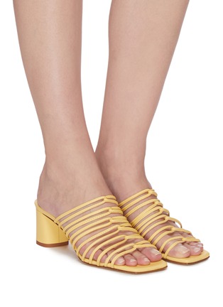 Figure View - Click To Enlarge - AEYDE - 'Pearl' multi-strap block heel sandals