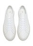Detail View - Click To Enlarge - COMMON PROJECTS - 'Original Achilles' clear sole low top lace up leather sneakers