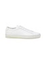 Main View - Click To Enlarge - COMMON PROJECTS - 'Original Achilles' clear sole low top lace up leather sneakers