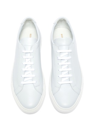 Detail View - Click To Enlarge - COMMON PROJECTS - 'Original Achilles' low top lace up leather sneakers