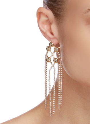 Figure View - Click To Enlarge - ROSANTICA - 'BARCELÒ' tassel earrings
